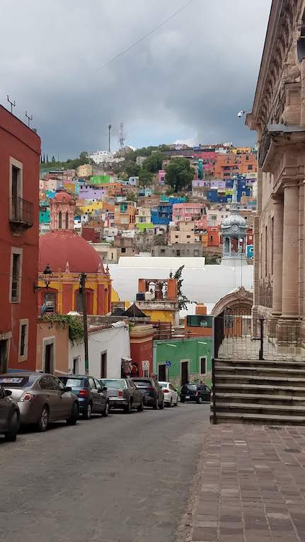 Guanajuato colorful city streets