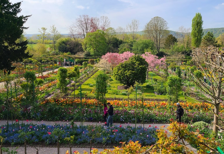 Monet's Gardens in the spring