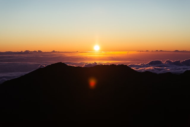 Sunset at Haleakala National Park