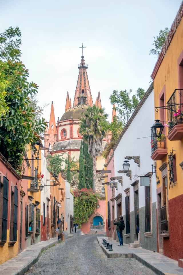 Cobble stone streets of San Miguel de Allende