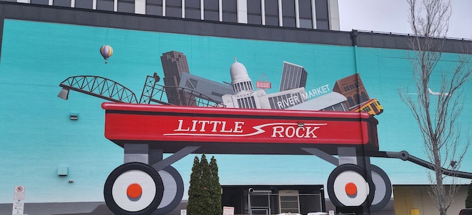Downtown Little Rock mural