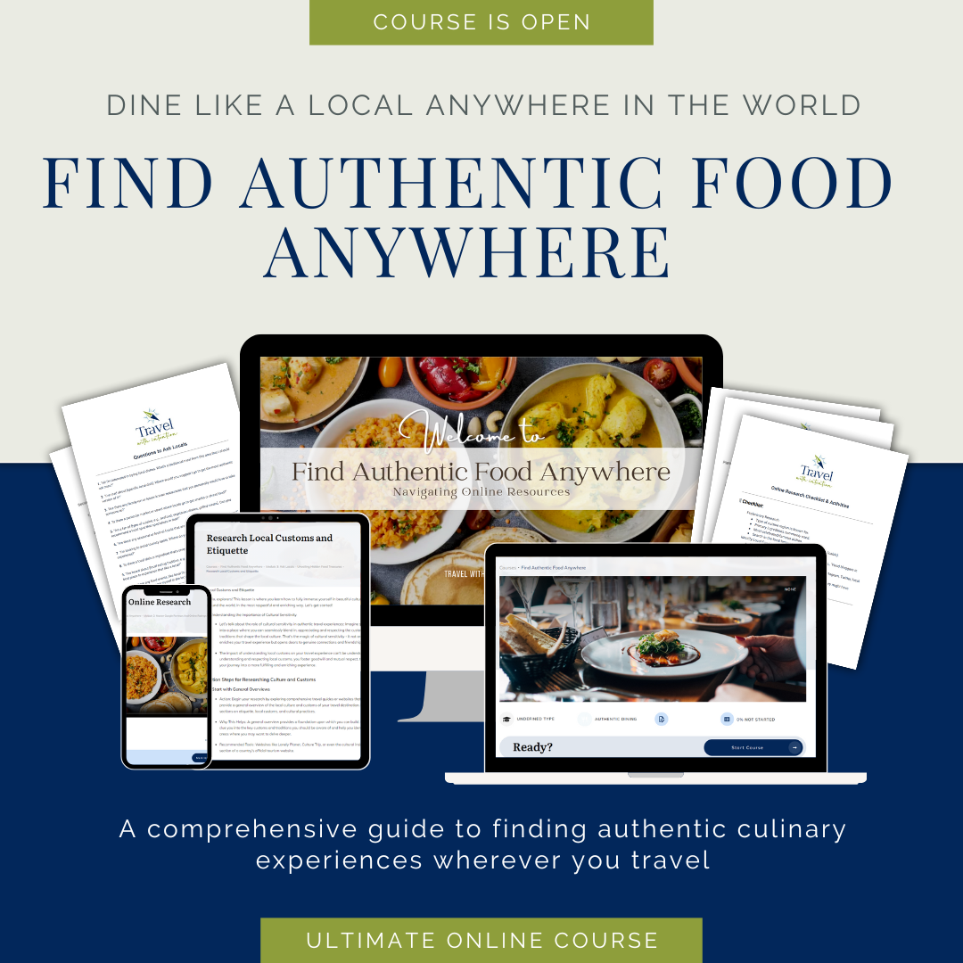 Find Authentic Food Anywhere